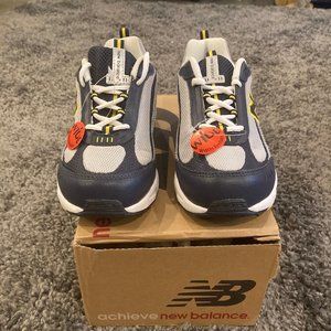 Boys Navy and Grey New Balance Lace-up Sneakers